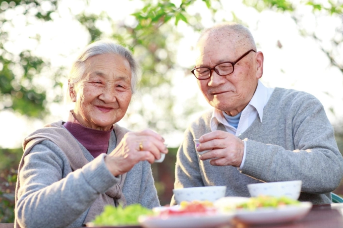 Chế độ ăn giàu thực vật và tươi ngon giúp nhiều người Nhật sống thọ. Ảnh: Well Doing