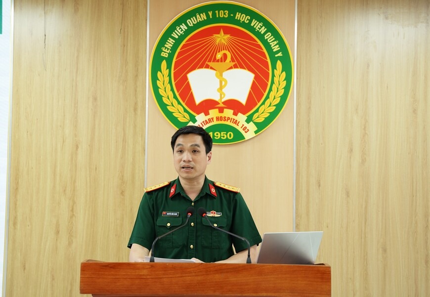 Đại Tá Phó Giáo Sư Tiến Sĩ Nguyễn Đình Ngân - Phó Giám đốc Bệnh viện Quân y 103.