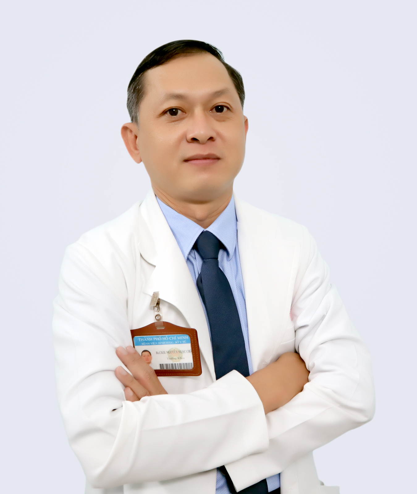 Bác sĩ Chuyên khoa II Nguyễn Ngọc Châu - Phó Giám đốc Bệnh viện Bình Dân.
